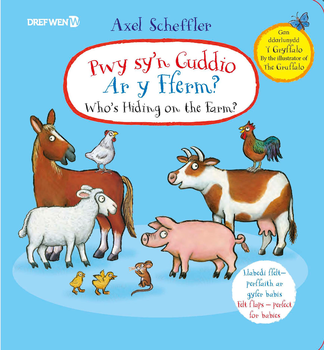 Pwy Sy'n Cuddio ar y Fferm? / Who's Hiding on the Farm